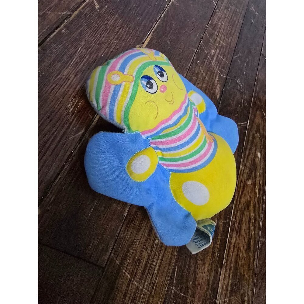 Vintage 1985 Playskool Baby GLO Friends Plush Toy Soft Squeaker - Picture 2 of 10